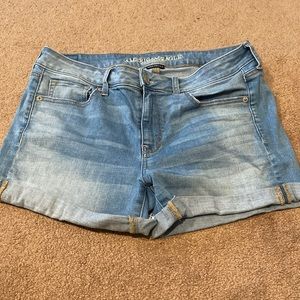 American eagle super stretch denim shorts